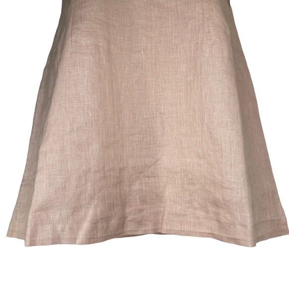 Tularosa | NEW Levy Embroidered Linen Puff Sleeve Mini Dress in Natural Size XS - Picture 7 of 13